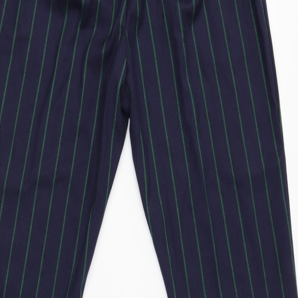 Womens UK Size 8 Pretty Little Thing Regular Fit Dress Pants Blue Trousers