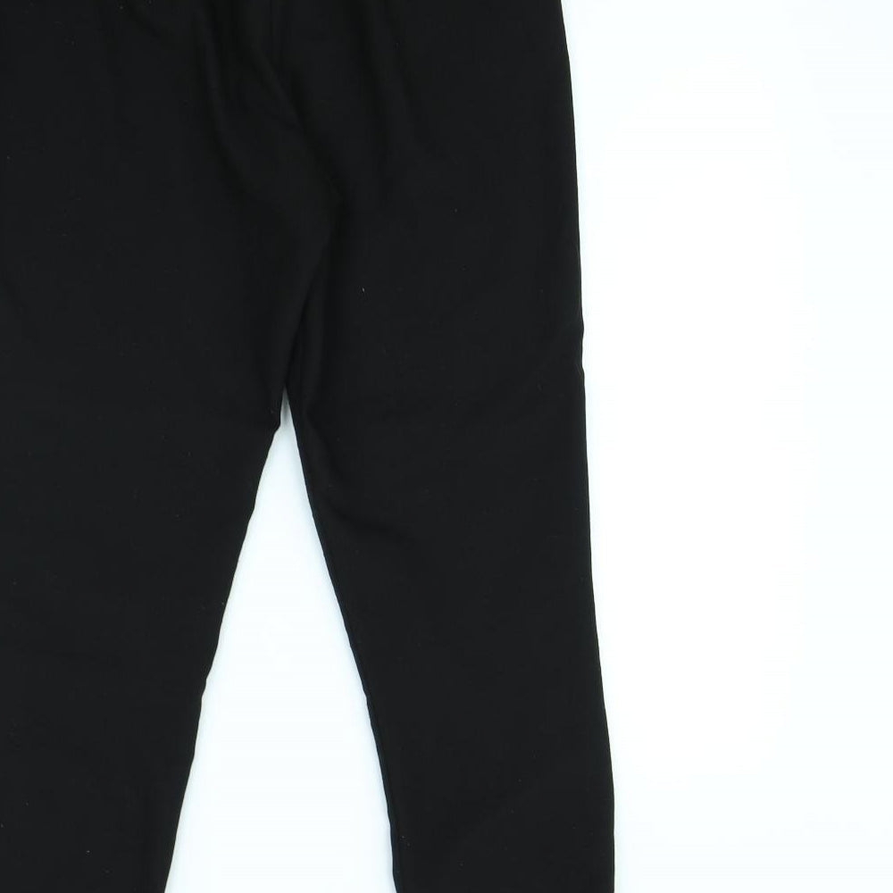 Womens UK Size 10 Missguided Regular Fit Dress Pants Black Trousers