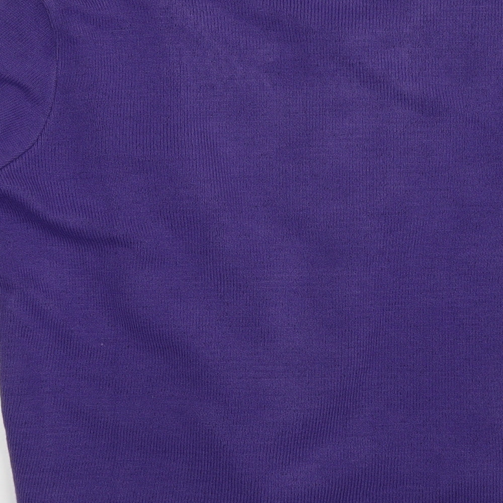Envy Womens Purple Cardigan Jumper Size S