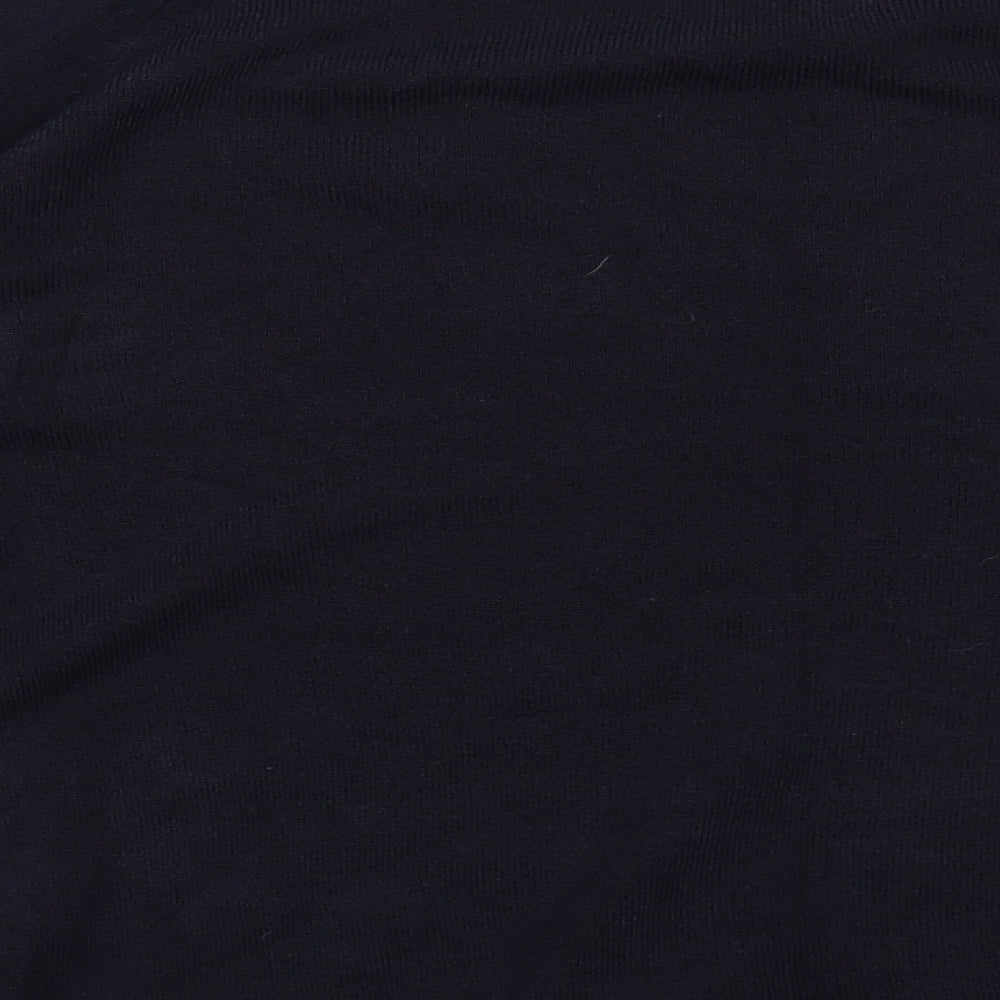 Brand and care label for Papaya women’s blue jumper, size UK 12