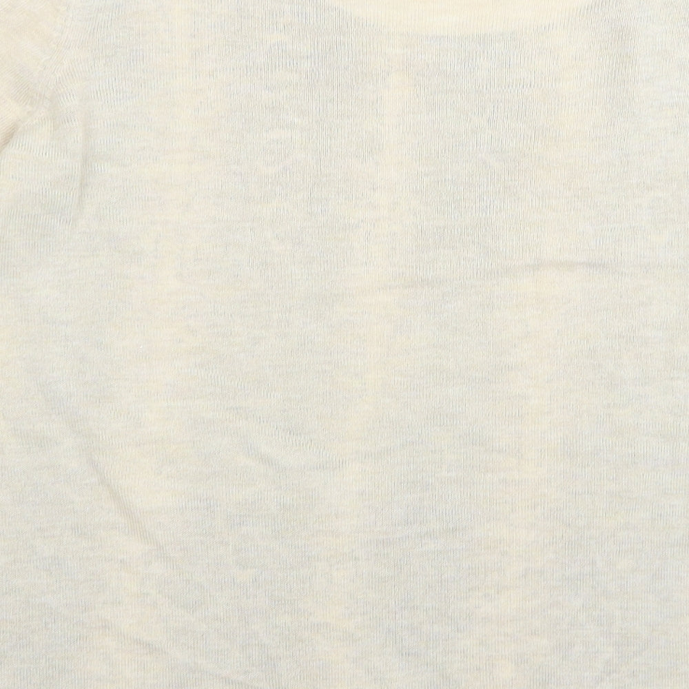 F&F Womens Beige Animal Print Basic T-Shirt Size 12