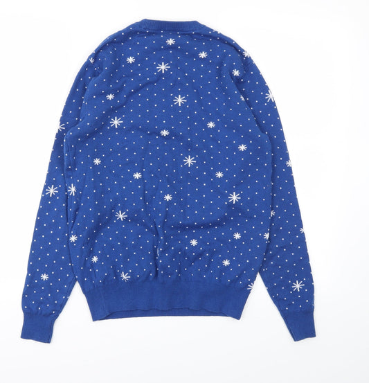 Primark Womens Blue Pullover Jumper Size XS
