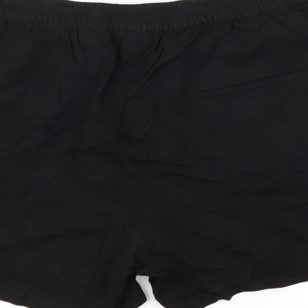 H&M Womens Black Cut-Off Shorts Size L - Stretch waistband