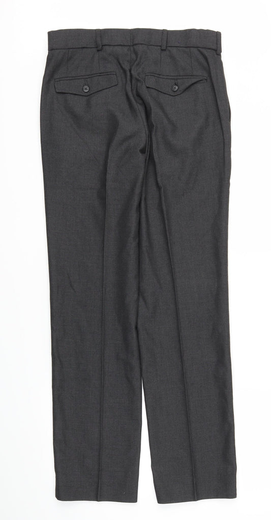 Tailor & Cutter Mens Grey Trousers Size 30 in L31 in