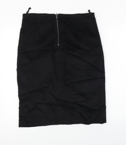 Marks and Spencer Womens Black Bandage Skirt Size 32 in