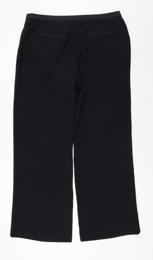 Per Una Womens Blue Trousers Size 16 L27 in