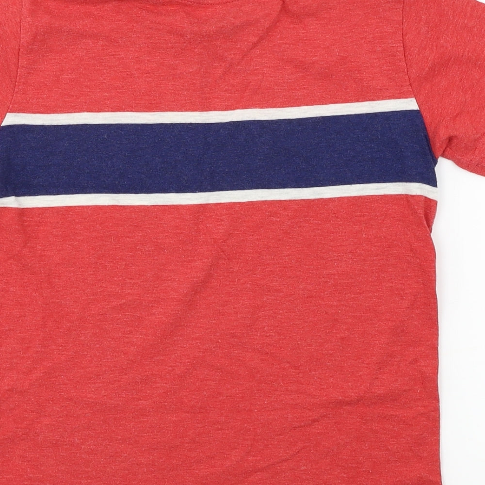 Next Boys Red Basic T-Shirt Size 7 Years