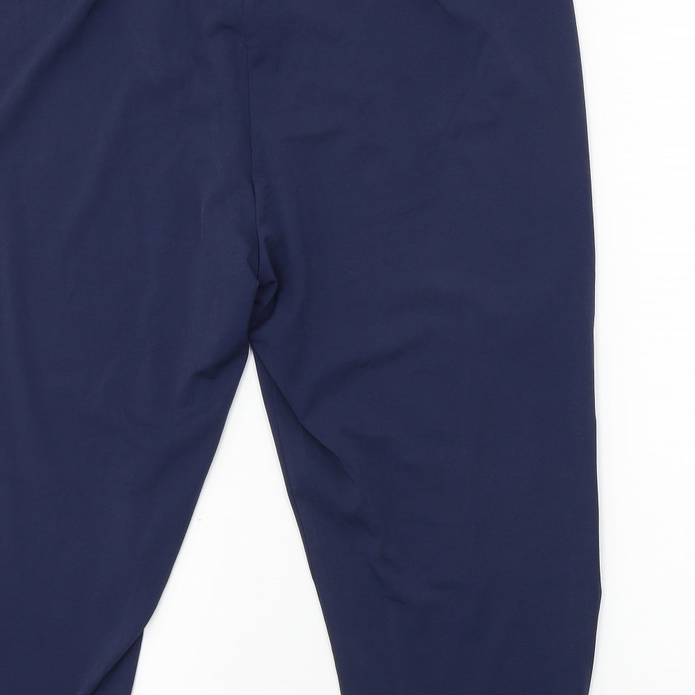 Womens UK Size 2XL Bpc Regular Fit Blue Trousers