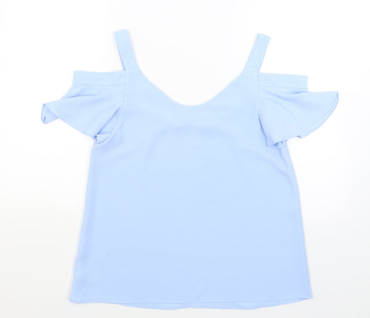 George Womens Blue Basic Tank Size 8