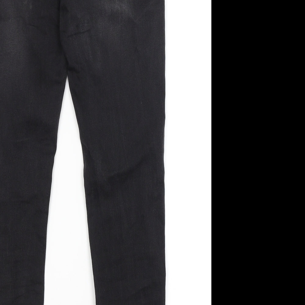 Pretty Little Thing Womens Black Skinny Jeans Size 10 L25.5 in