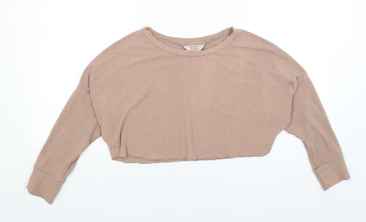 Miss Selfridge Womens Pink Pullover Jumper Size 8