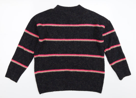 Back view of Papaya women’s black jumper, size M
