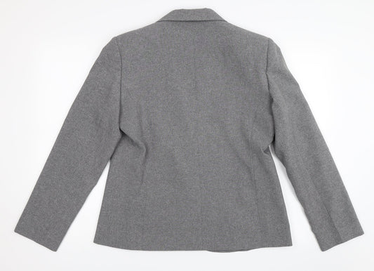 Womens UK Size 14 For Women Regular Grey Blazer