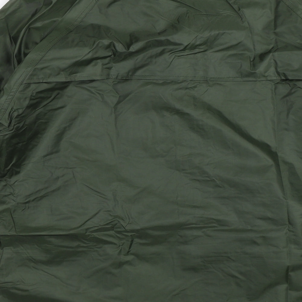 Mens UK Size M Preworn Green Rain Coat
