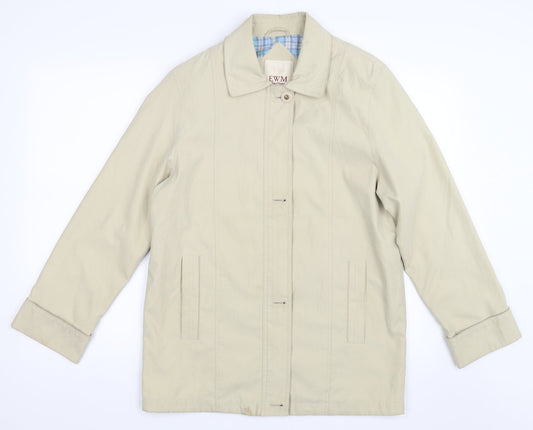 Womens UK Size 10 EWM Beige Jacket