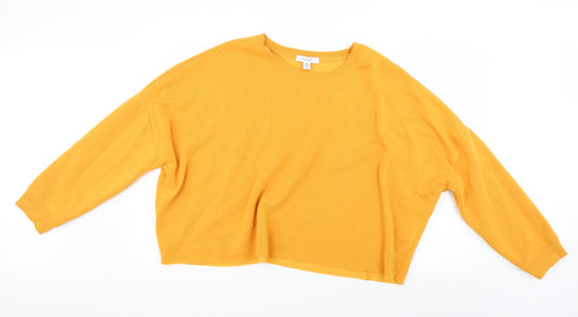 Primark Womens Yellow Pullover Jumper Size XL