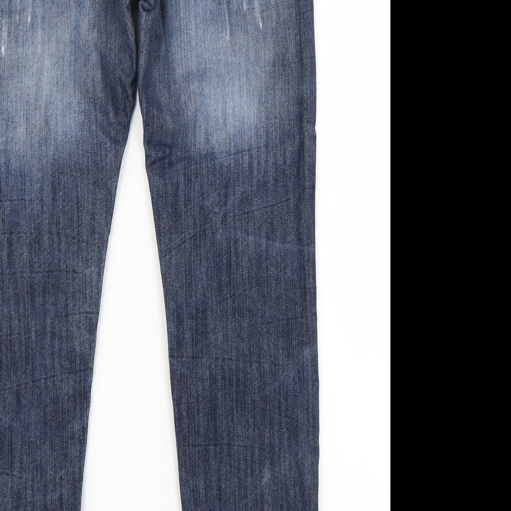 miss evie Girls Blue Denim Skinny Jeans Size 11-12 Years
