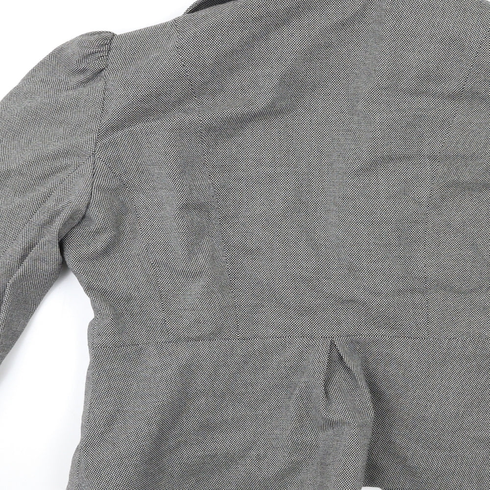 Womens UK Size 14 Dorothy Perkins Grey Overcoat