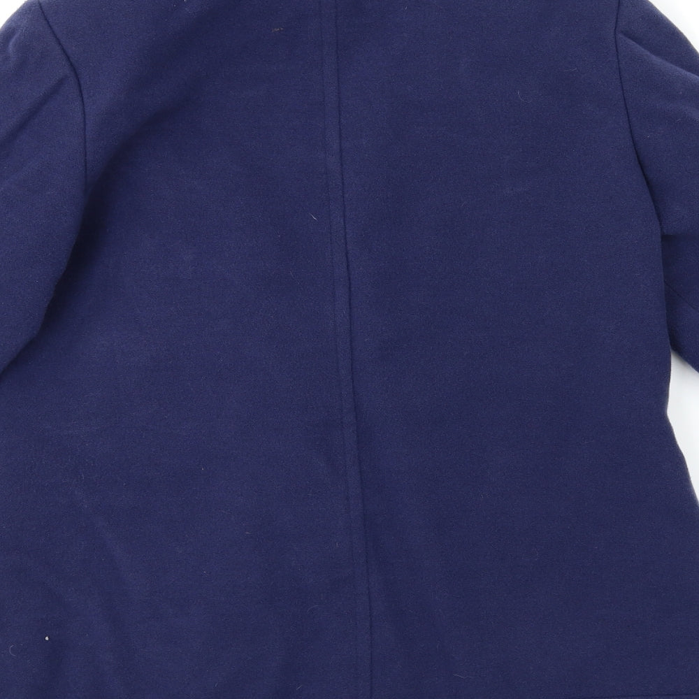 Womens UK Size 14 So Fabulous Blue Overcoat