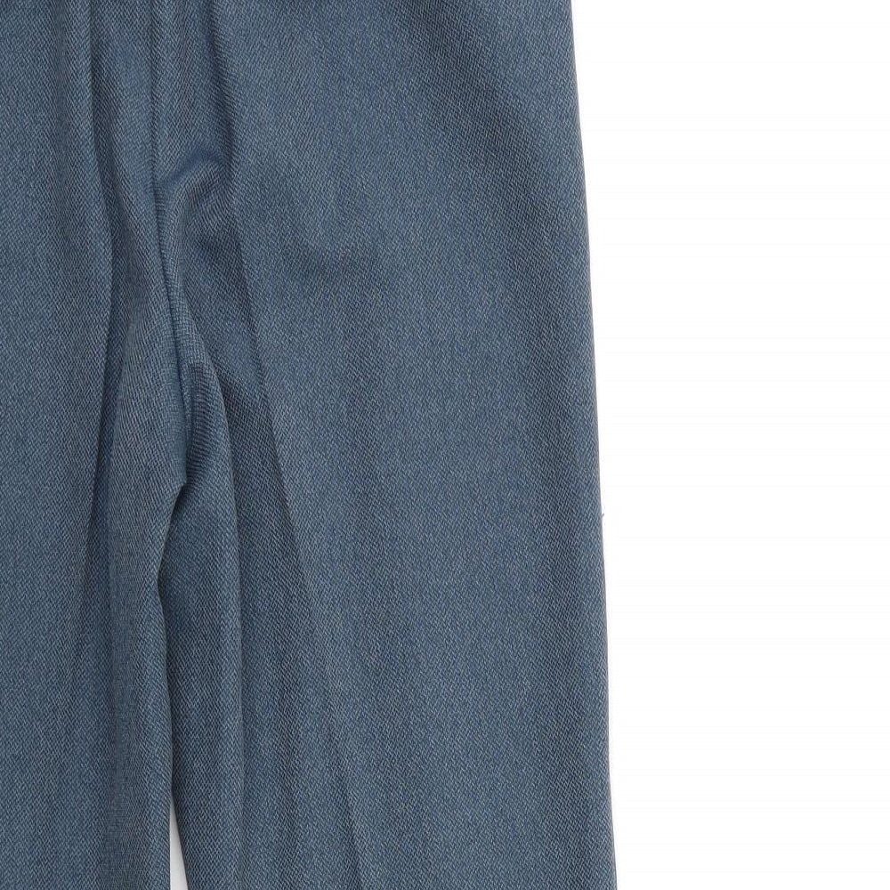 Honor Womens Blue Trousers Size 12 L25 in