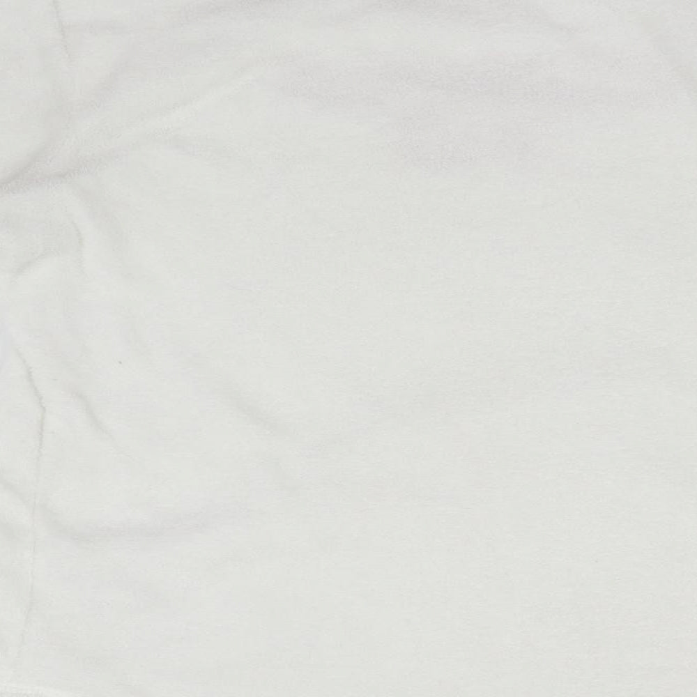 LOVE TO LOUNGE Girls White Solid Top Pyjama Top Size S - Cuddle Me