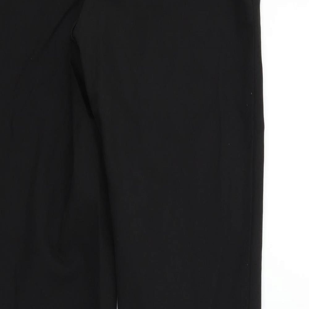 Brand and care label for Premier pas women’s black trousers, size UK 10, 30-inch leg