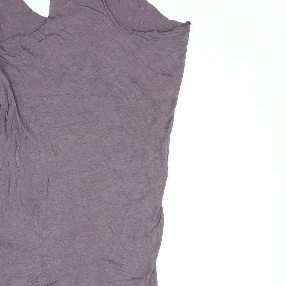 Womens UK Size 14 Dorothy Perkins Purple Basic Tank