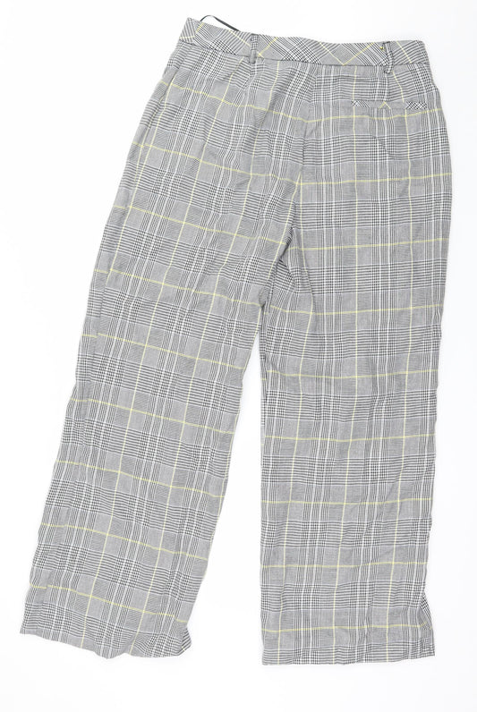 Womens UK Size 14 Preworn Regular Fit Grey Trousers