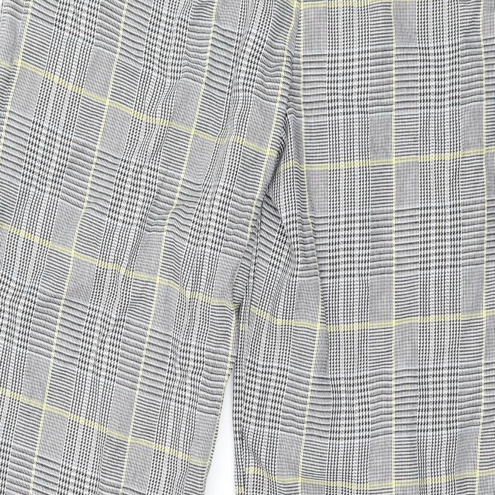 Womens UK Size 14 Preworn Regular Fit Grey Trousers