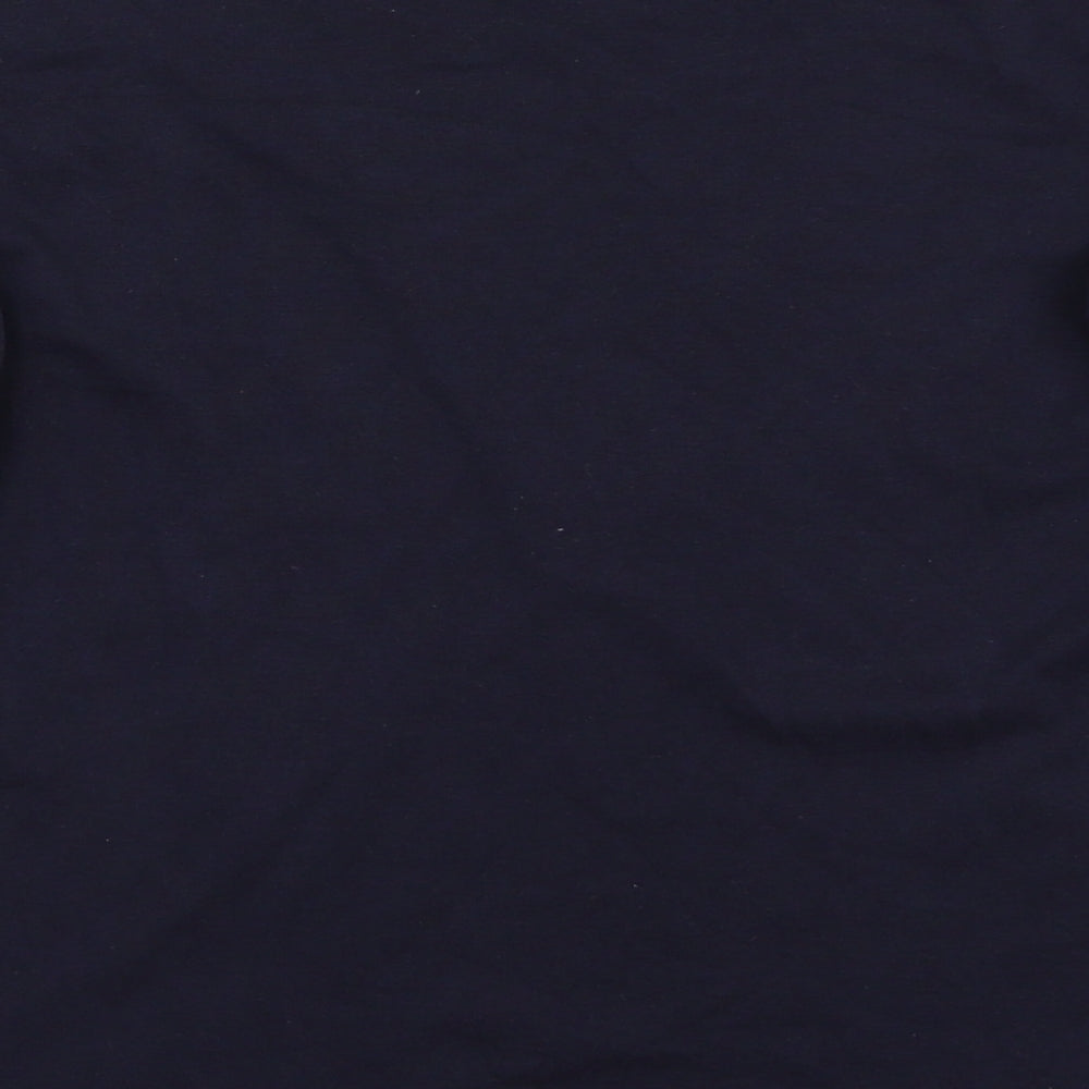 Papaya Womens Blue Basic T-Shirt Size 16