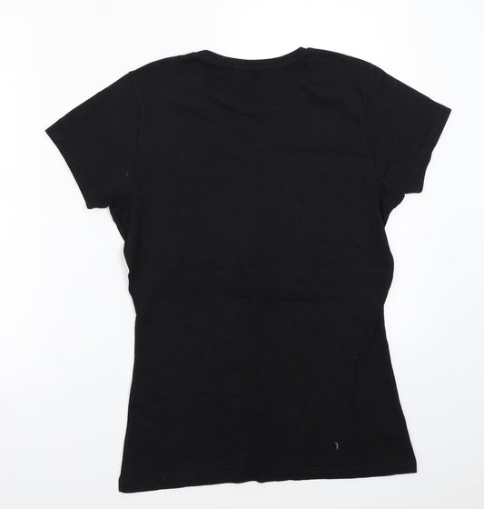 Primark Womens Black Basic T-Shirt Size 10