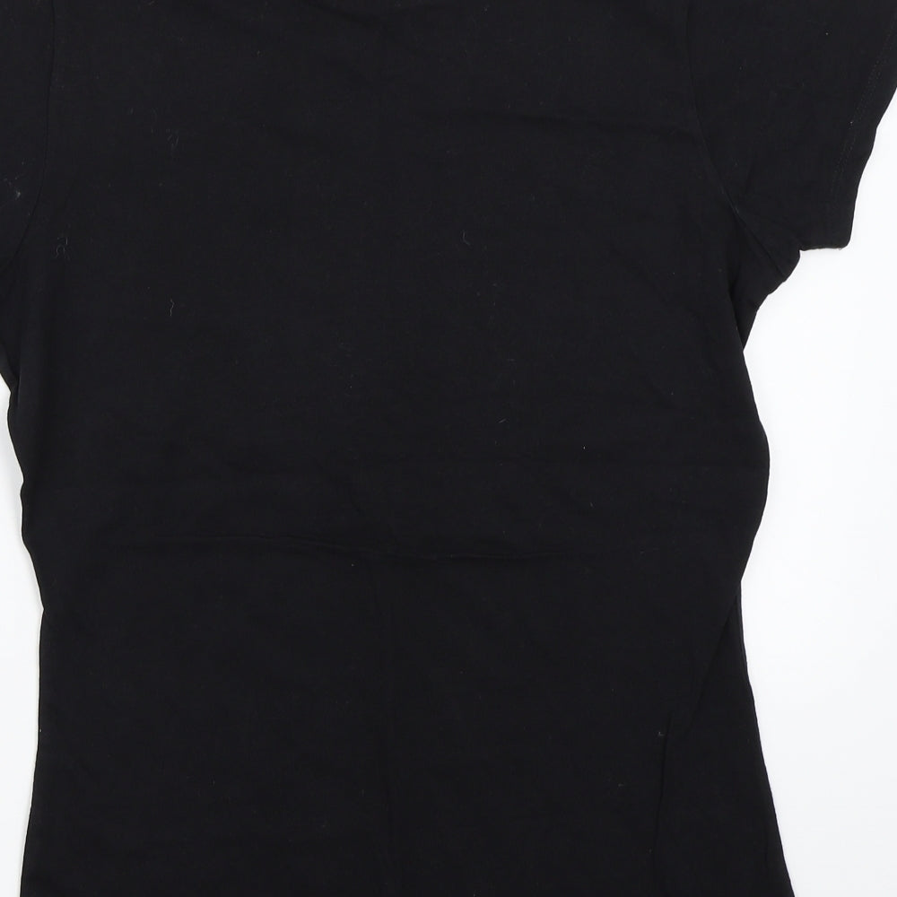Primark Womens Black Basic T-Shirt Size 10