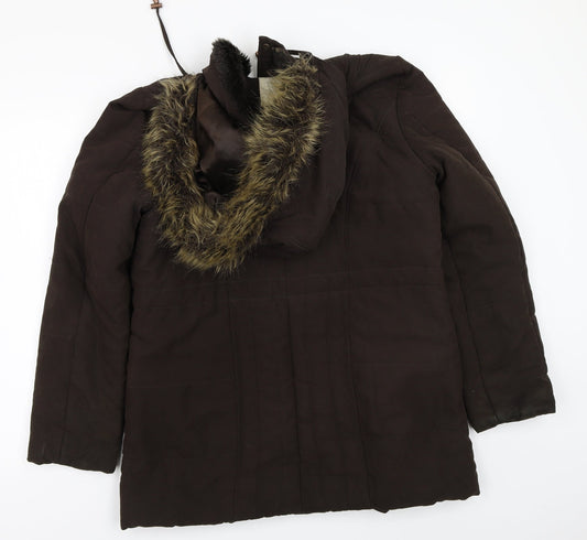 Womens UK Size 14 BHS Brown Jacket
