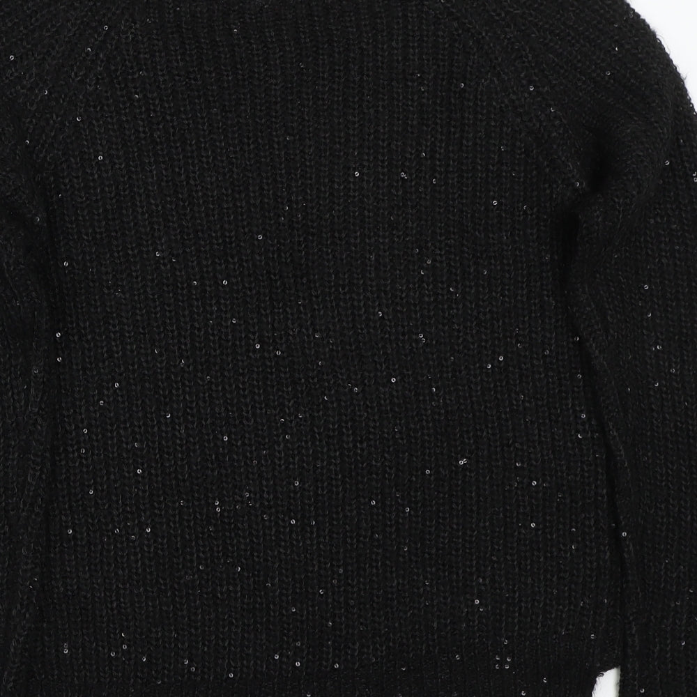 Only Womens Black Pullover Jumper Size S