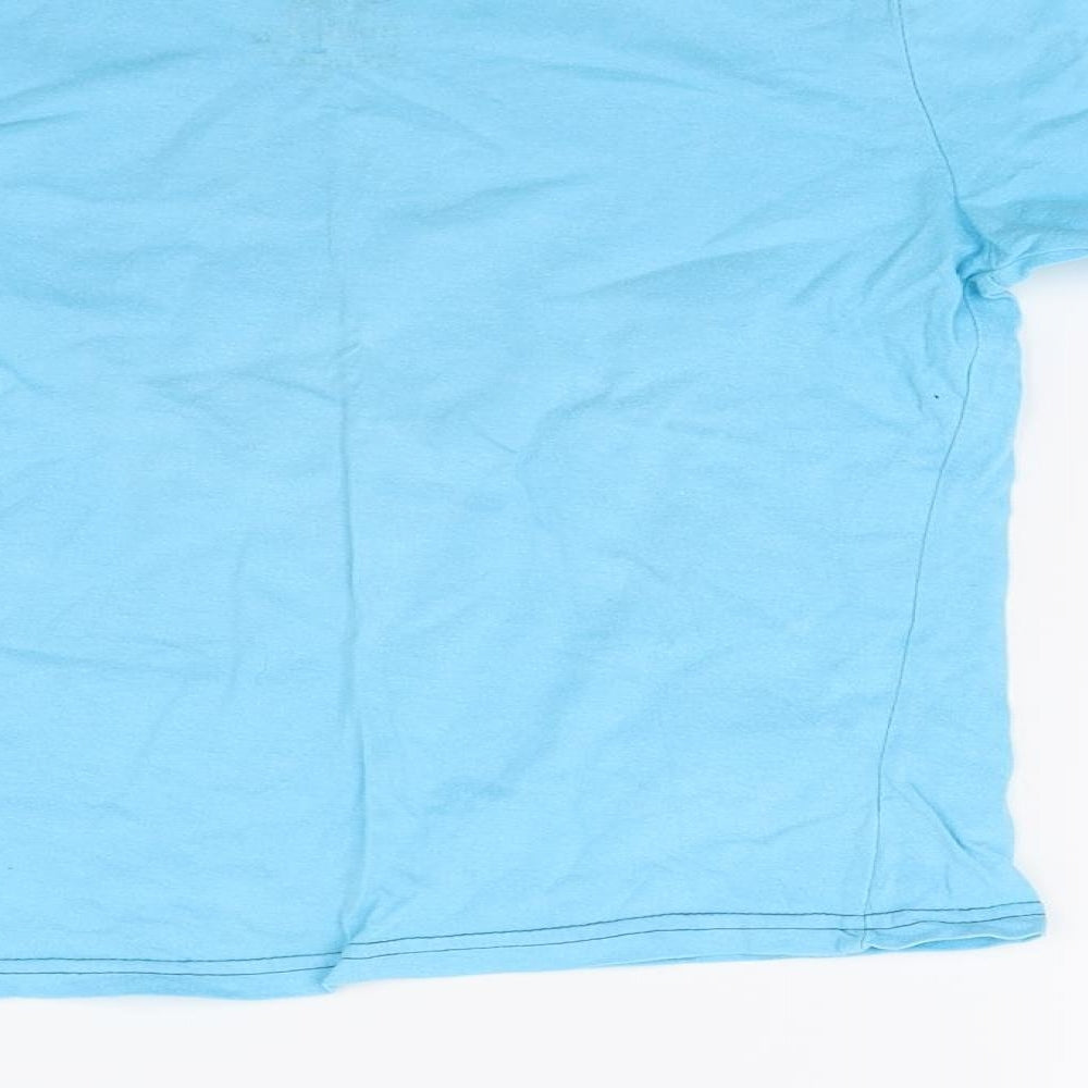 Primark Boys Blue Jersey Basic T-Shirt Size 6-7 Years - football