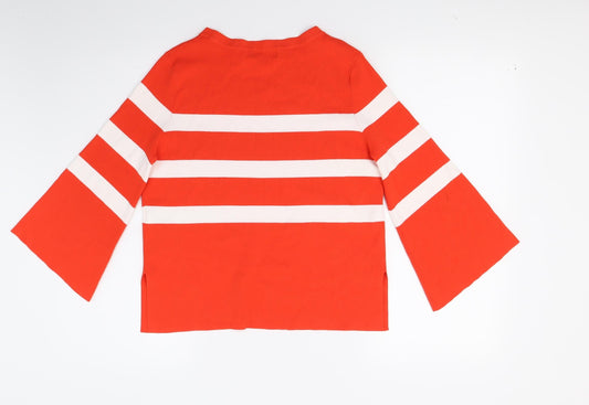 Womens UK Size 8 Marks and Spencer Red Pullover Sweatshirt