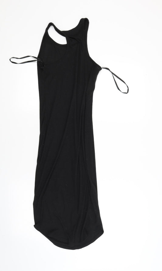 New Look Womens Black Tank Dress Size 8