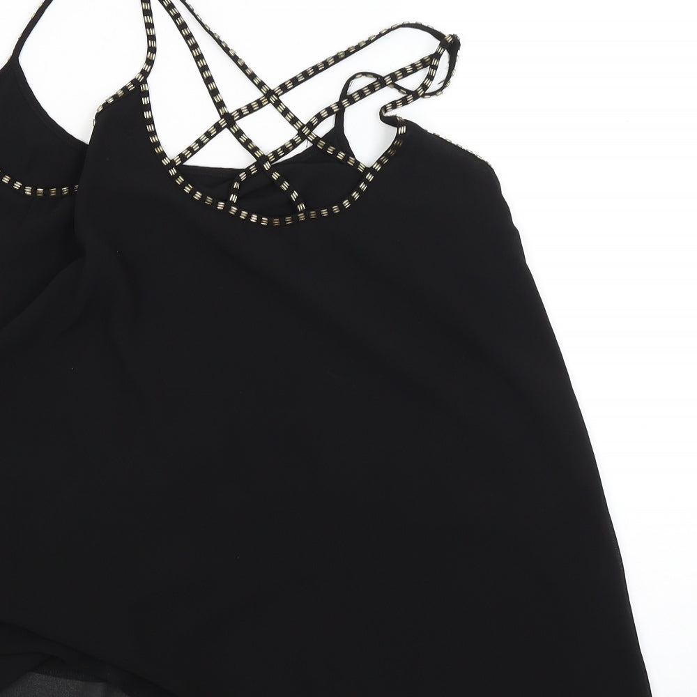 New Look Womens Black Tank Dress Size 12