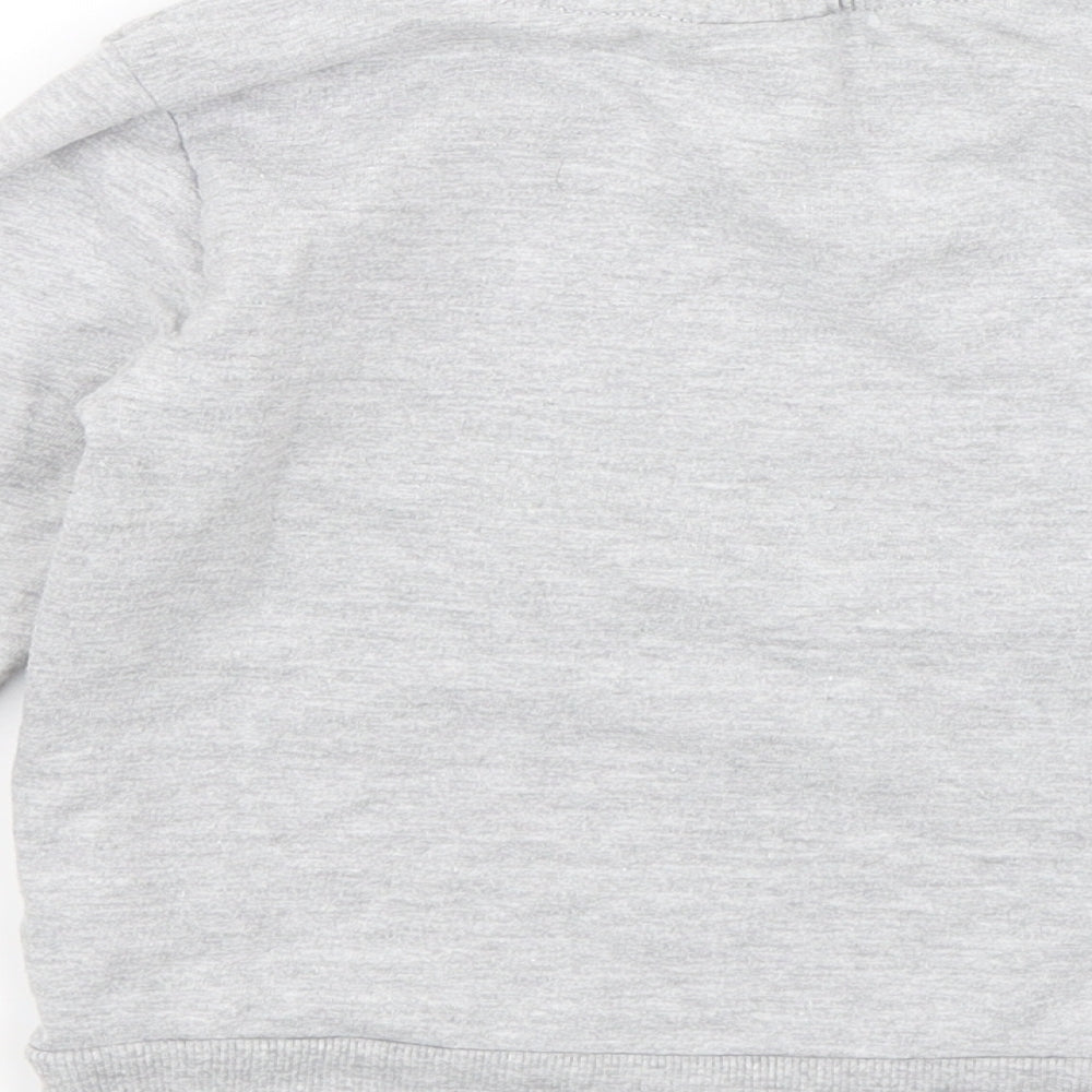 Preworn Boys Grey Pullover Jumper Size 3 Years - Car