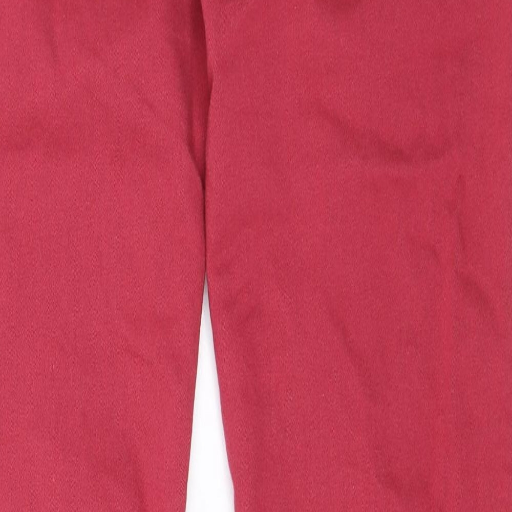 Denim & Co. Womens Red Skinny Jeans Size 12 L27 in