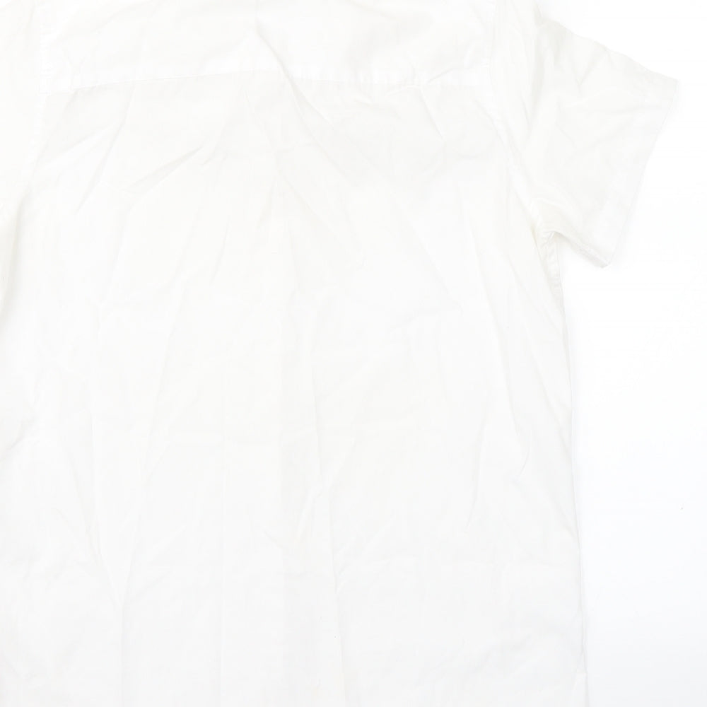 F&F Girls White Basic Button-Up Size 13-14 Years