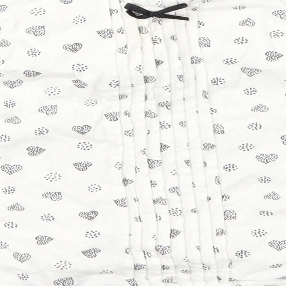 F&F Girls White Basic T-Shirt Size 3-6 Months