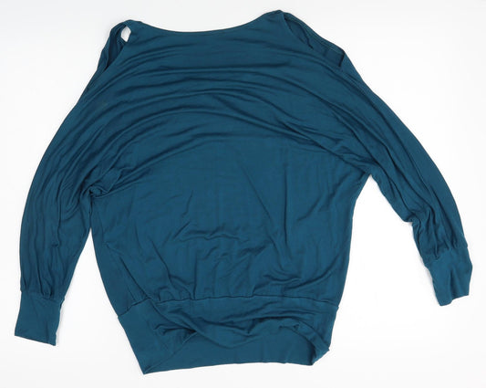 Womens UK Size 16 Matalan Blue Basic Blouse