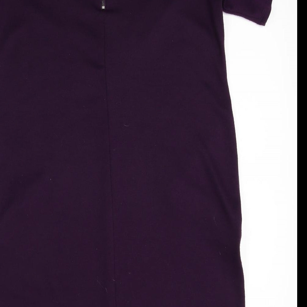 Debenhams Womens Purple A-Line Size 14