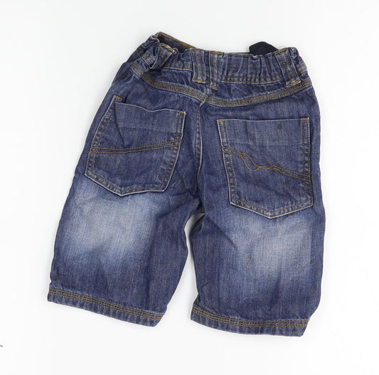 F&F Boys Blue Denim Straight Jeans Size 5-6 Years