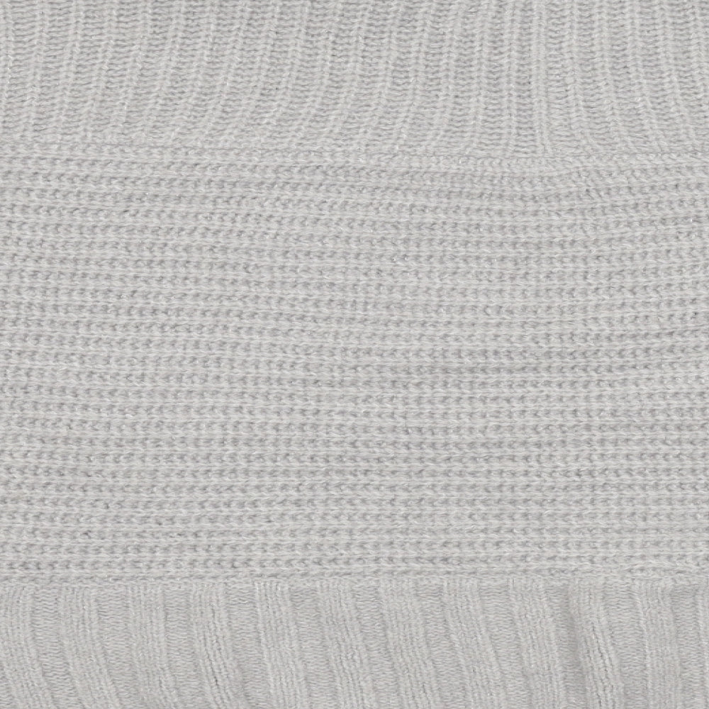 M&S Womens Grey Knit Pullover Jumper Size M