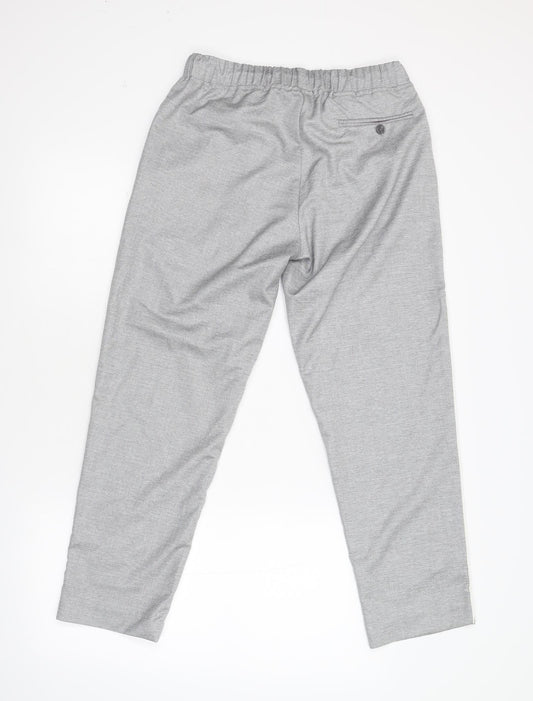 Boohoo Man Mens Grey Trousers Size 32 L26 in