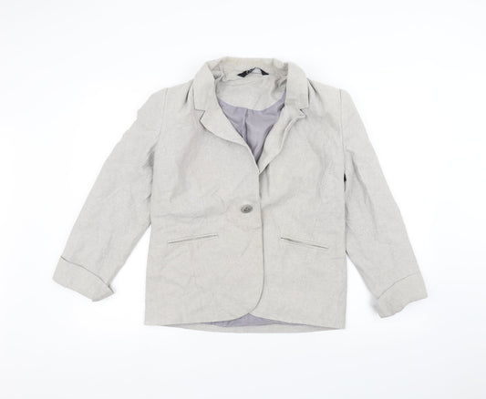 Womens UK Size 12 BM Grey Jacket