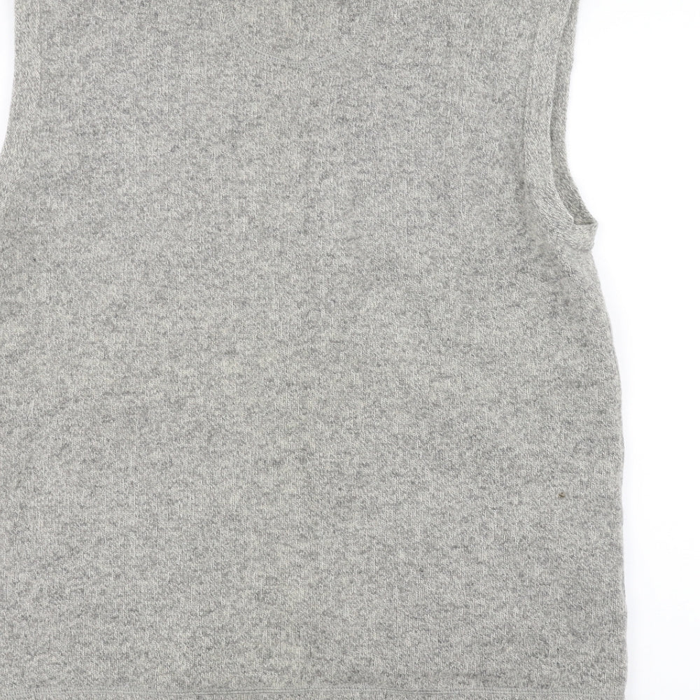 George Womens White Knit Jacket Coatigan Size M