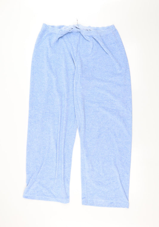 Womens UK Size L Per Una Regular Fit Blue Trousers